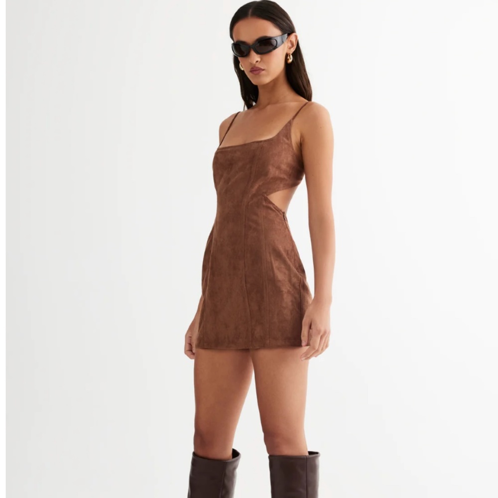 Lioness DIEZ MINI DRESS - RUSSET NWT